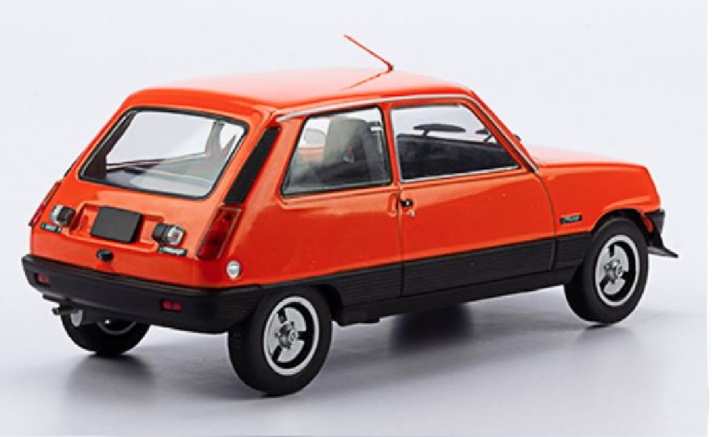 Renault 5 Mirage S año 1979, Auto de Metal a escala 1:24 Edición Limitada