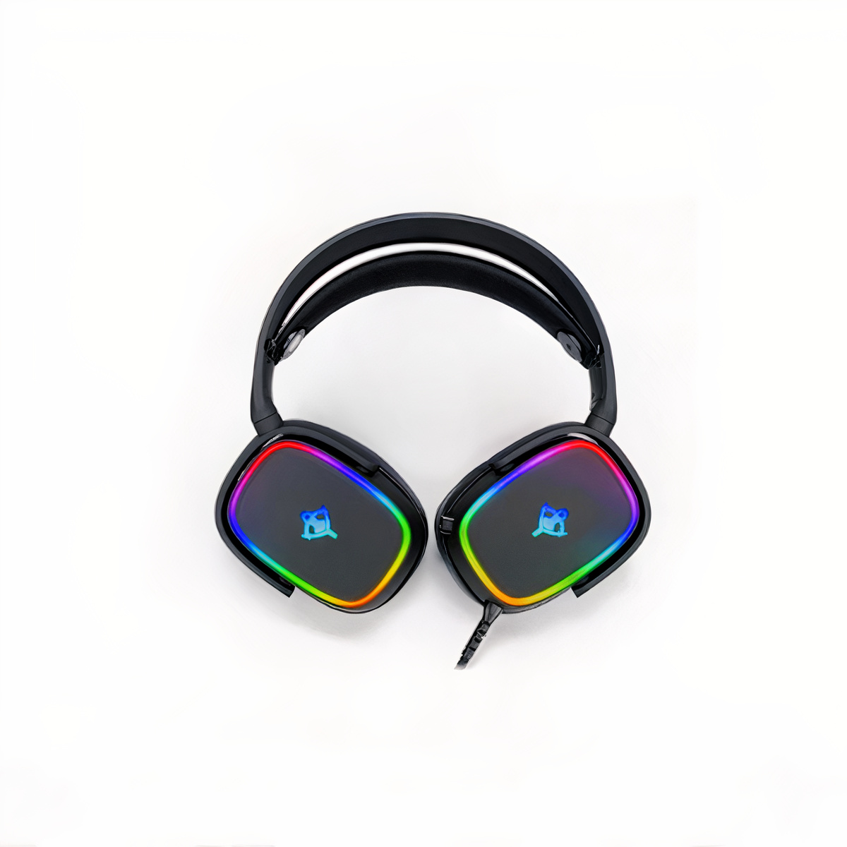 Audífonos Diadema GAMER YEYIAN PROUD Serie 3500 RGB USB y plugin 3.5 mm Negro 