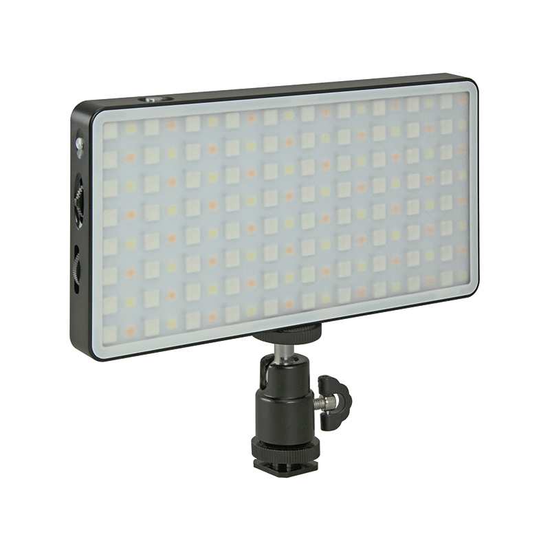 Lampara LED RGB para Cámara Video Fotografia JNT RGB-160 Color Negro