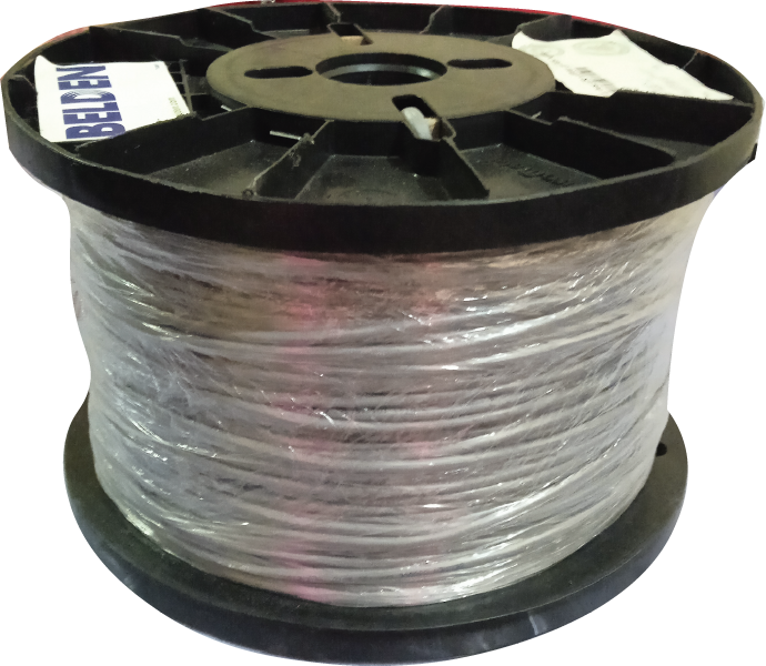 Bobina De Cable Belden 5300UE, 2x18 Awg, Sin Blindar 305m.