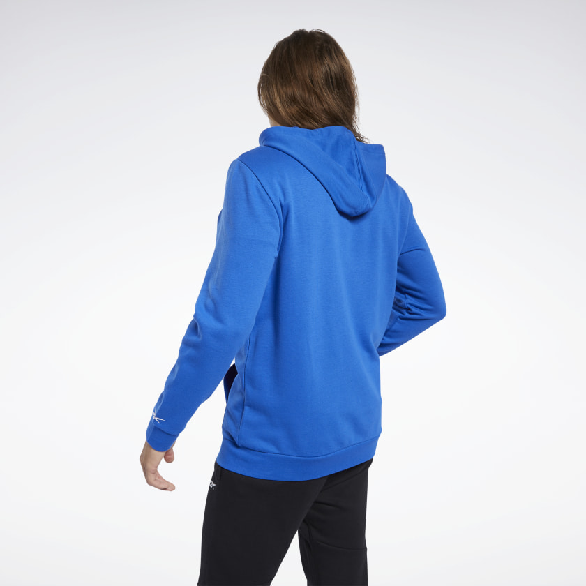 Hoodie Reebok Training Essentials Linear Logo azul