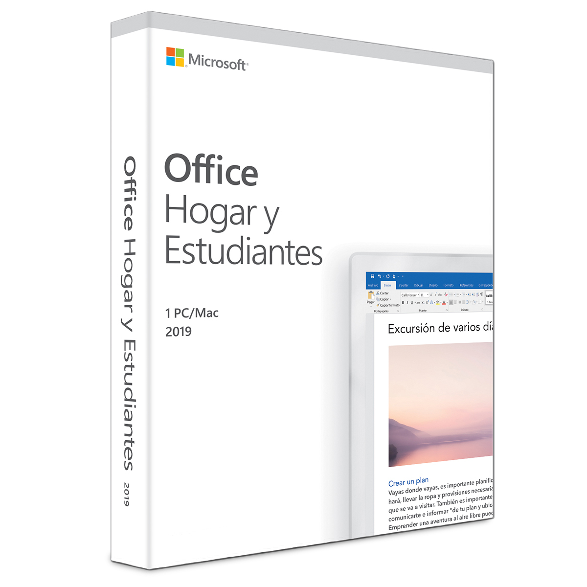Microsoft Office Hogar y Estudiantes 2019