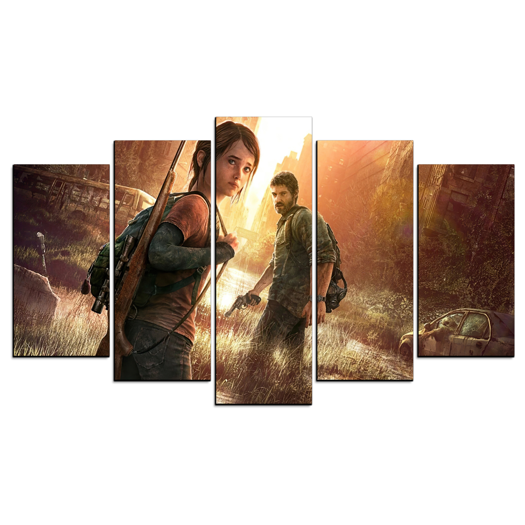 Cuadro Decorativo Gamer The Last of Us 100x60cm 5pzs Cuadros MX