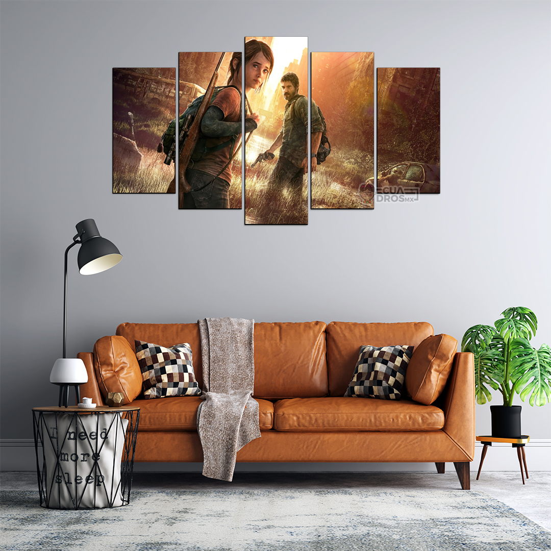 Cuadro Decorativo Gamer The Last of Us 100x60cm 5pzs Cuadros MX