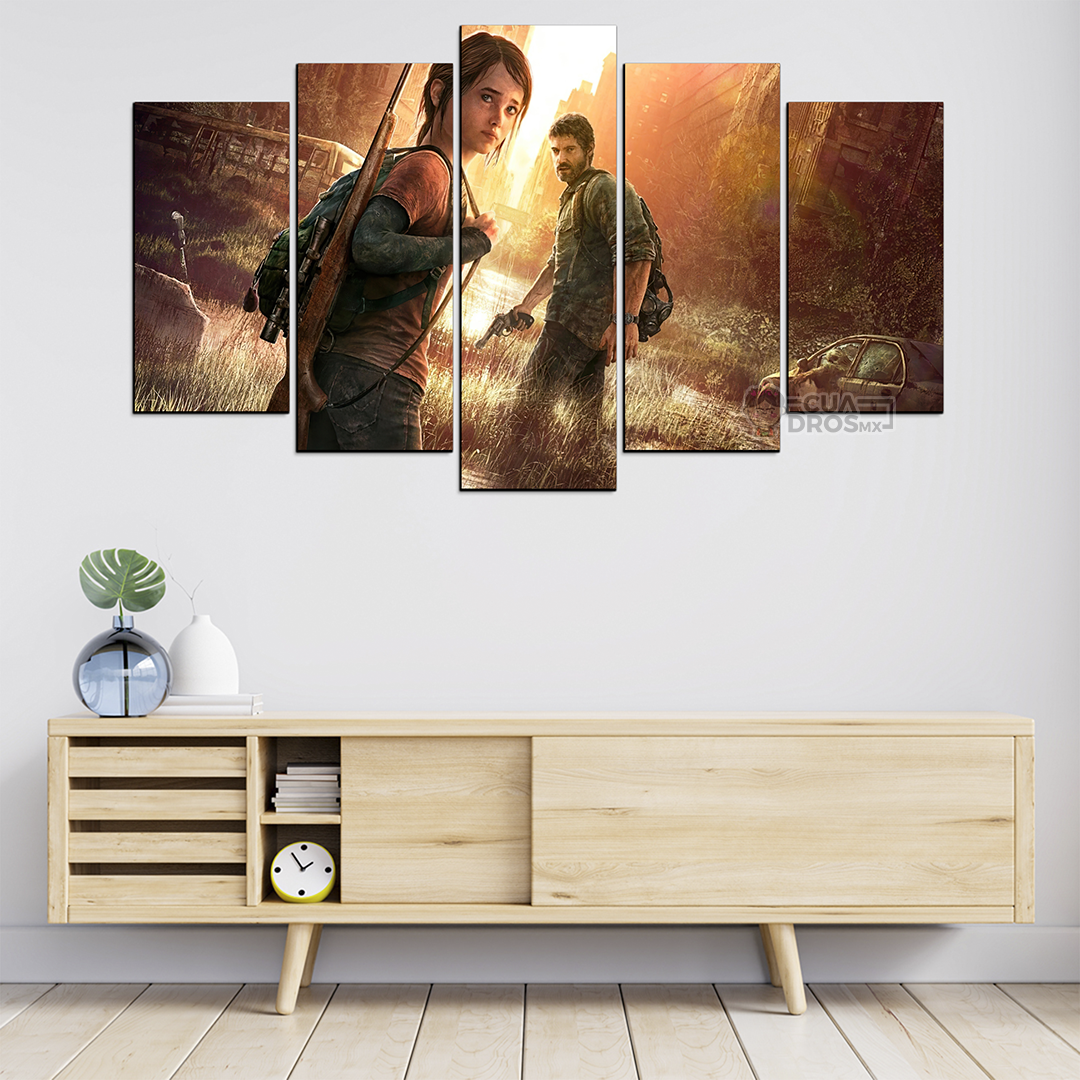 Cuadro Decorativo Gamer The Last of Us 100x60cm 5pzs Cuadros MX
