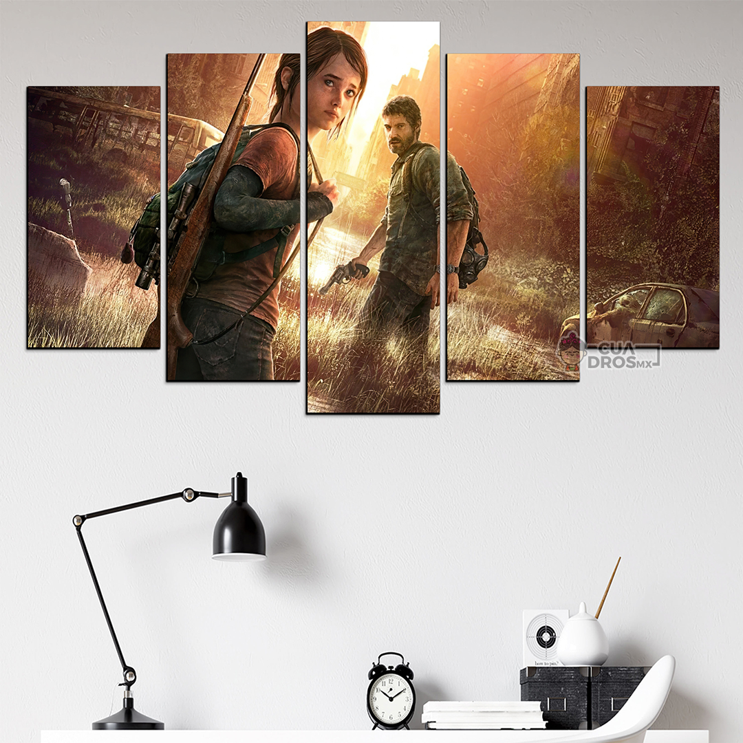 Cuadro Decorativo Gamer The Last of Us 100x60cm 5pzs Cuadros MX