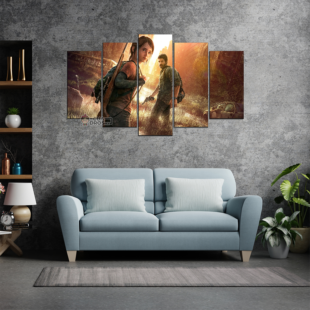 Cuadro Decorativo Gamer The Last of Us 100x60cm 5pzs Cuadros MX