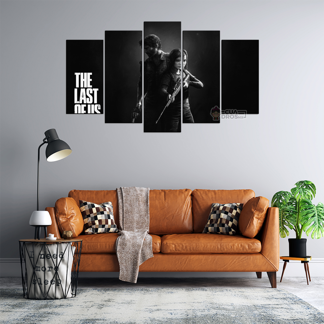 Cuadro Decorativo Gamer The Last of Us 100x60cm 5pzs Cuadros MX
