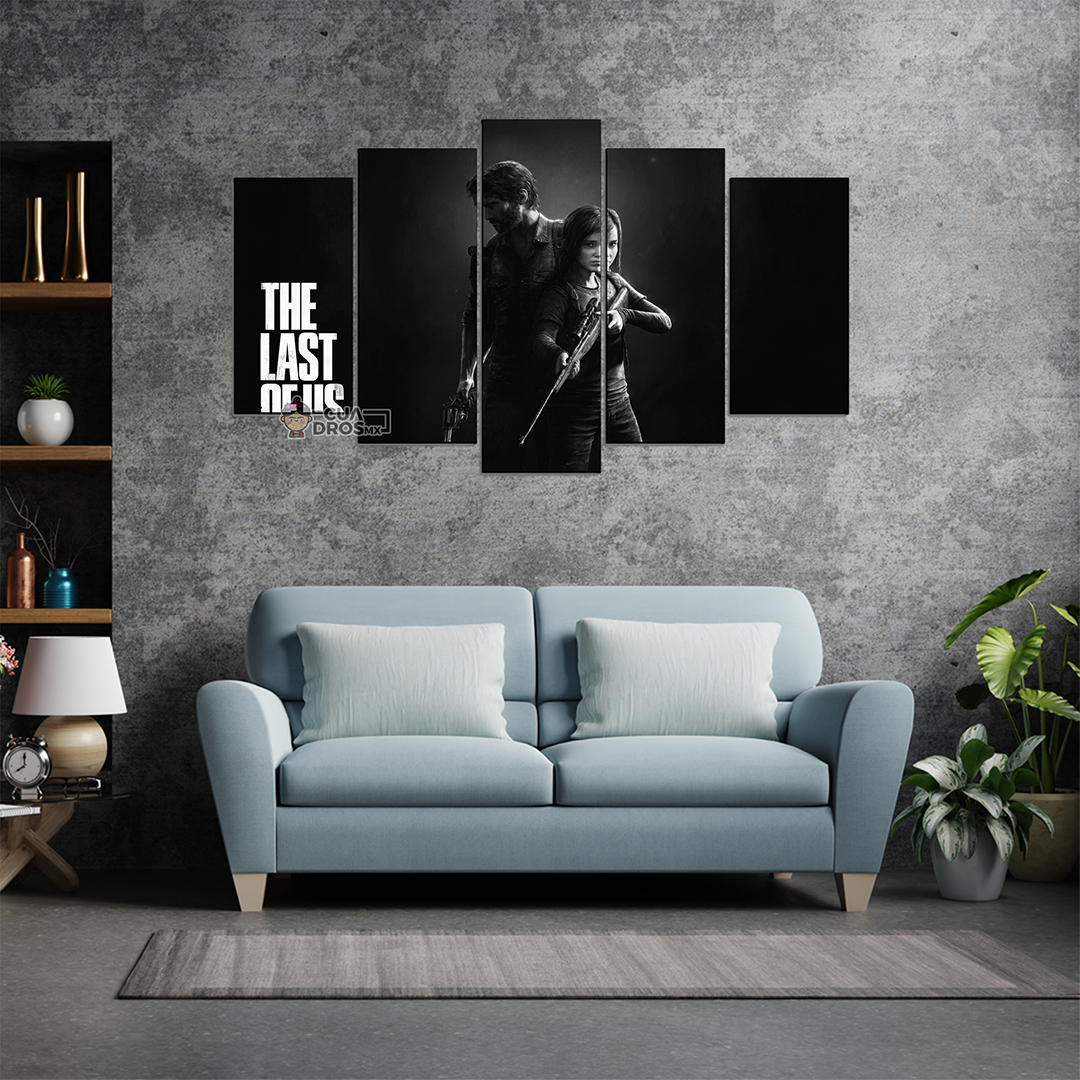 Cuadro Decorativo Gamer The Last of Us 100x60cm 5pzs Cuadros MX