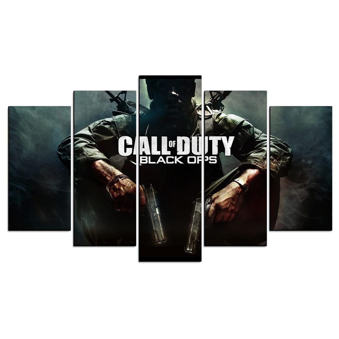 Cuadro Decorativo Gamer Call Of Duty Black Ops 100x60cm 5pzs Cuadros MX
