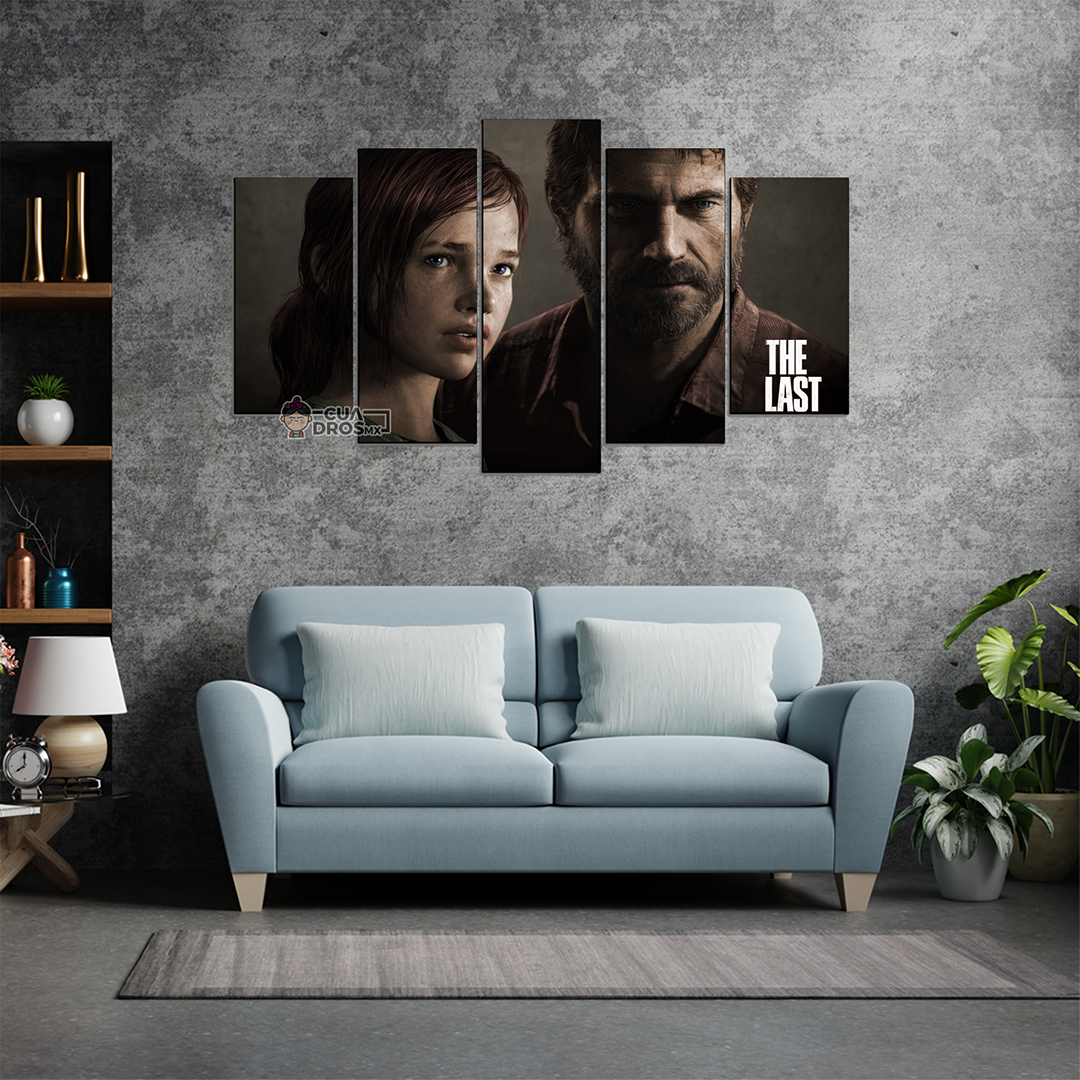 Cuadro Decorativo Gamer The Last of Us 100x60cm 5pzs Cuadros MX