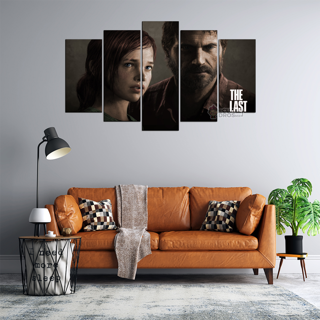 Cuadro Decorativo Gamer The Last of Us 100x60cm 5pzs Cuadros MX