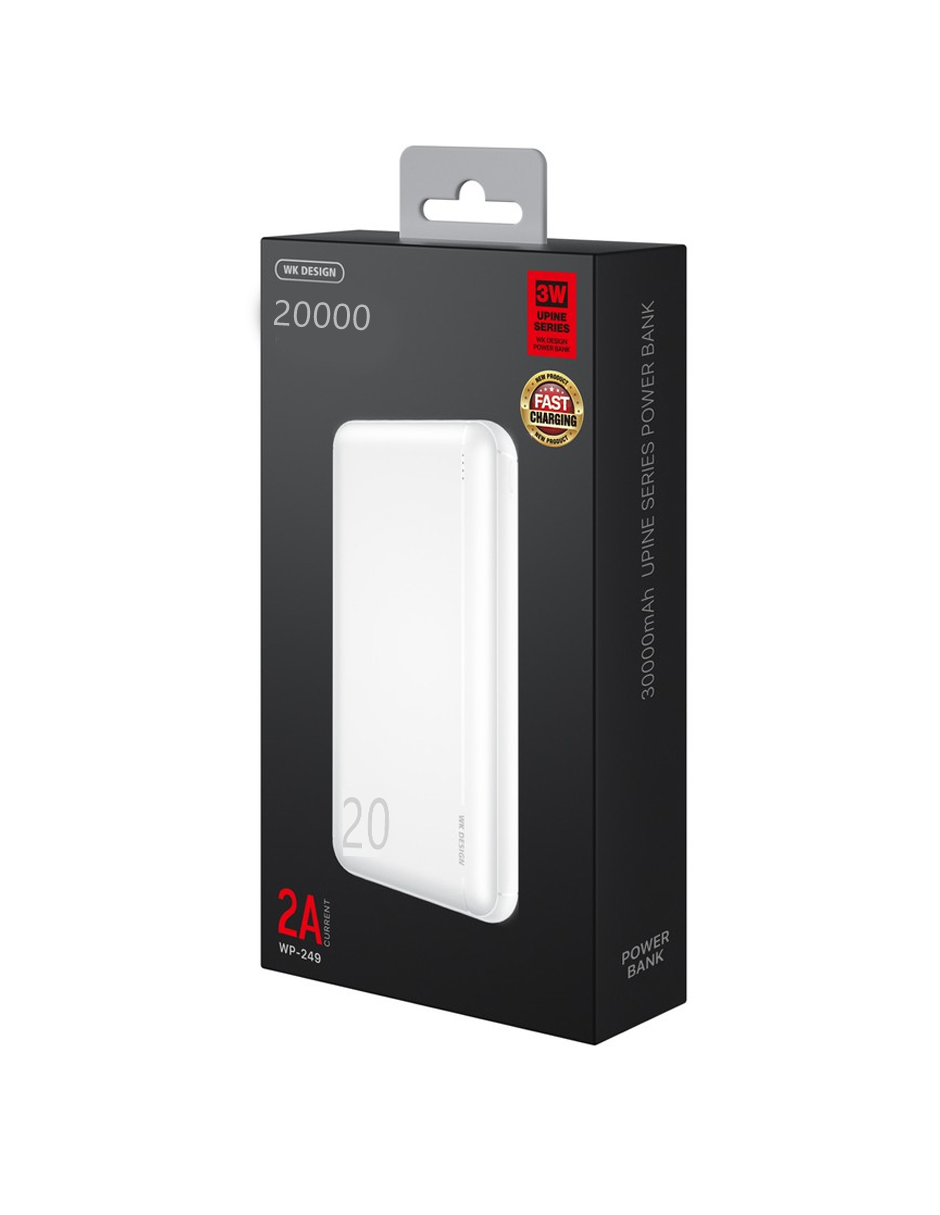 Remax Power Bank Cargador Portátil Celular 20000mah Wp-247