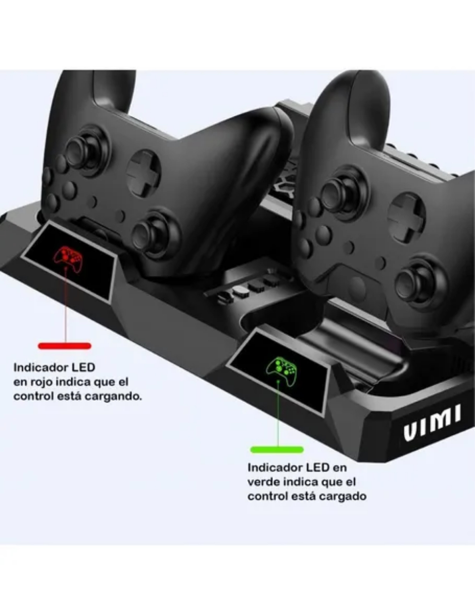 Base de enfriamiento multifuncional Xbox one s/x/xs Genérica