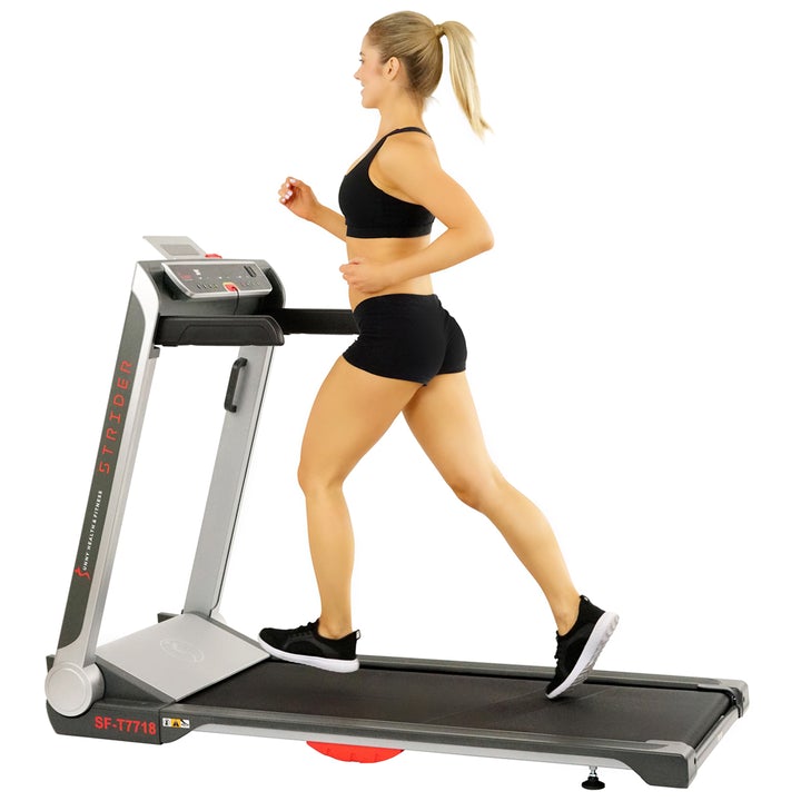 CAMINADORA SEMIPROFESIONAL ANCHA, PLANA, PLEGABLE Y DE PLATAFORMA BAJA SUNNY HEALTH & FITNESS SF-T7718