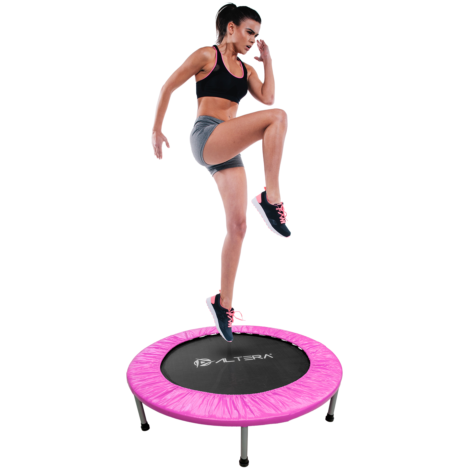 Mini Trampolin Plegable Ejercicio Gimnasio Fitness Aerobico