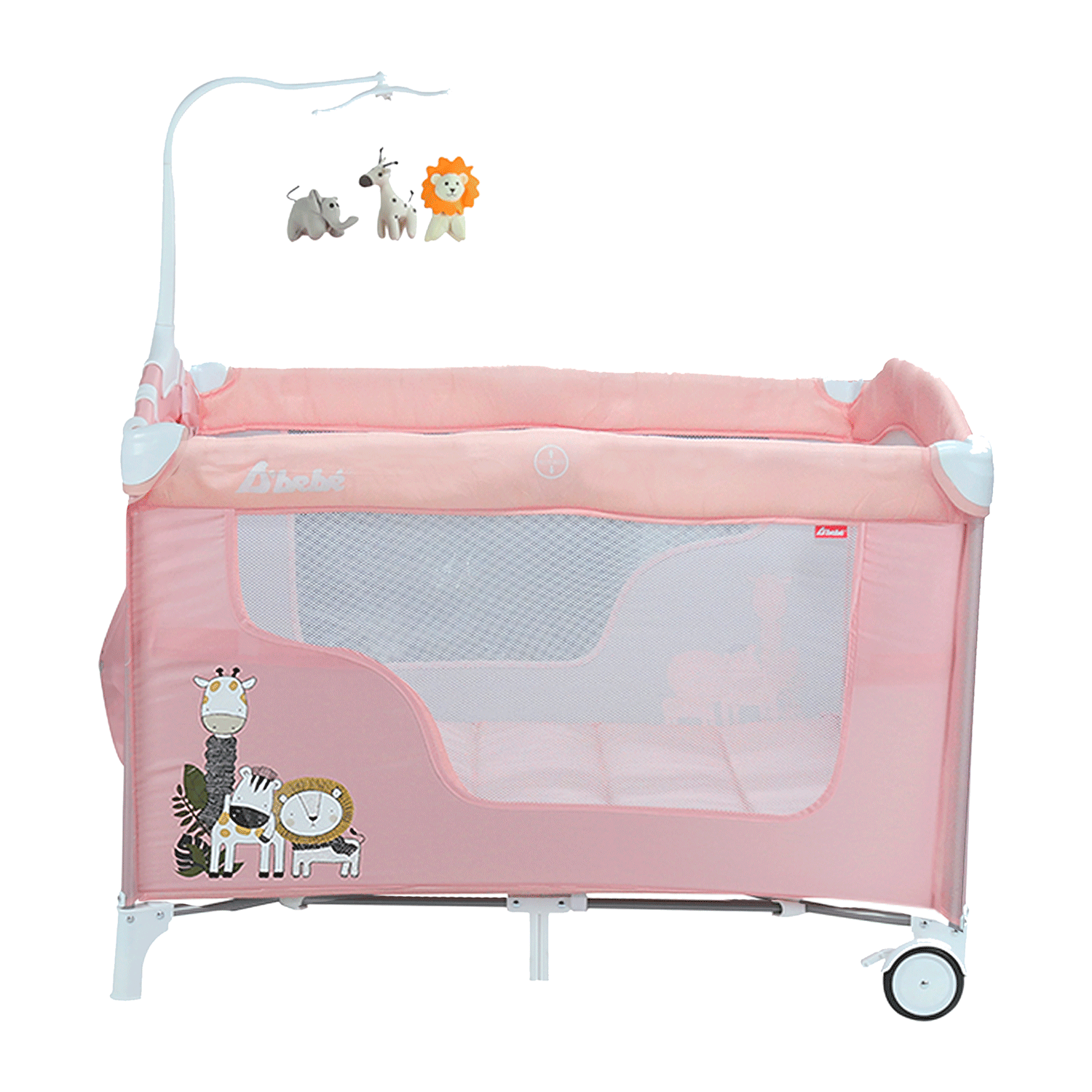 Corral Cuna D'Bebé Dreams Rosa Pastel END9**