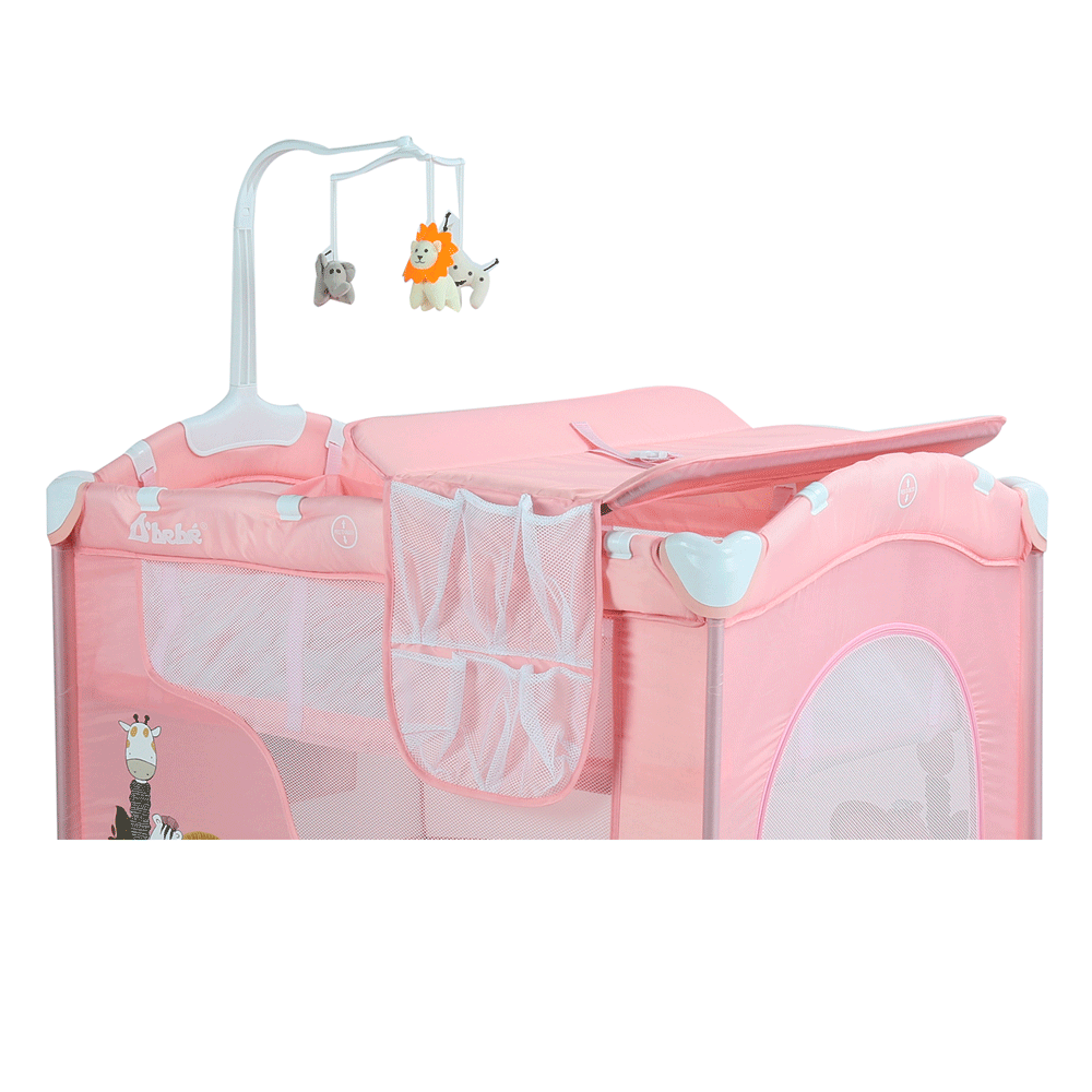 Corral Cuna D'Bebé Dreams Rosa Pastel END9**