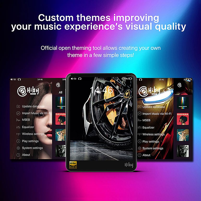 Reproductor Digital HI-RES Hiby R3 Pro Saber - BLACK