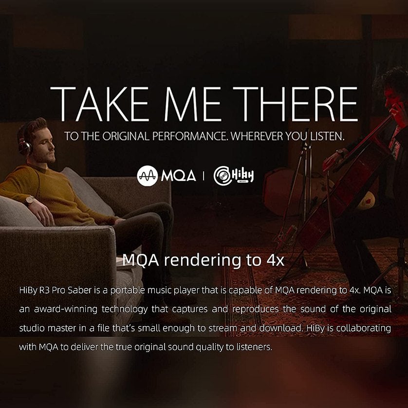 Reproductor Digital HI-RES Hiby R3 Pro Saber - BLACK