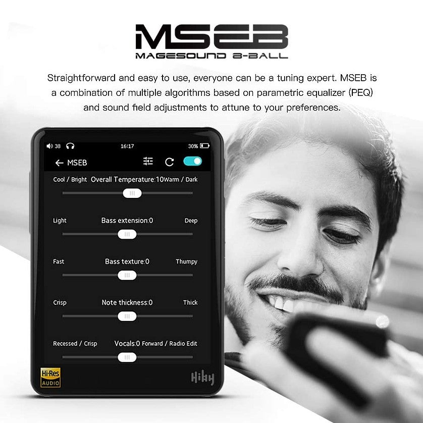 Reproductor Digital HI-RES Hiby R3 Pro Saber - BLACK