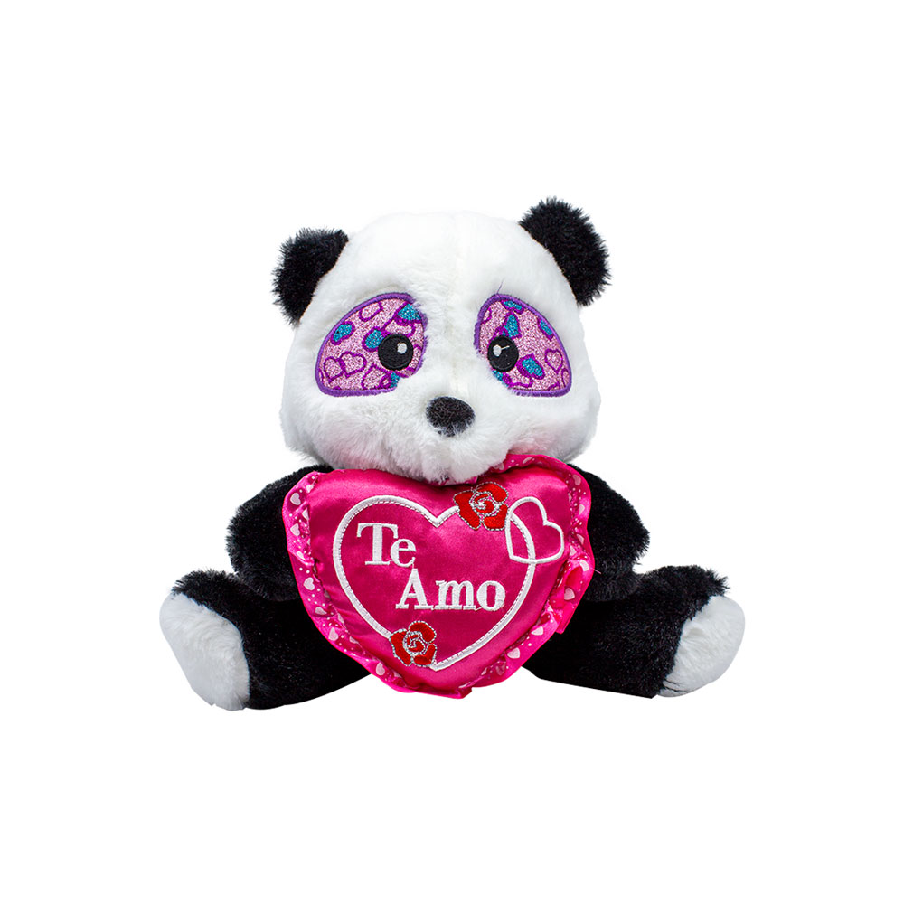 Panda De San Valentin Oso De Peluche Panda Amor Corazón 3 Pz