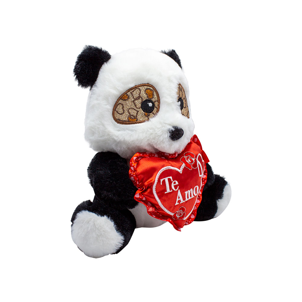 Panda De San Valentin Oso De Peluche Panda Amor Corazón 3 Pz