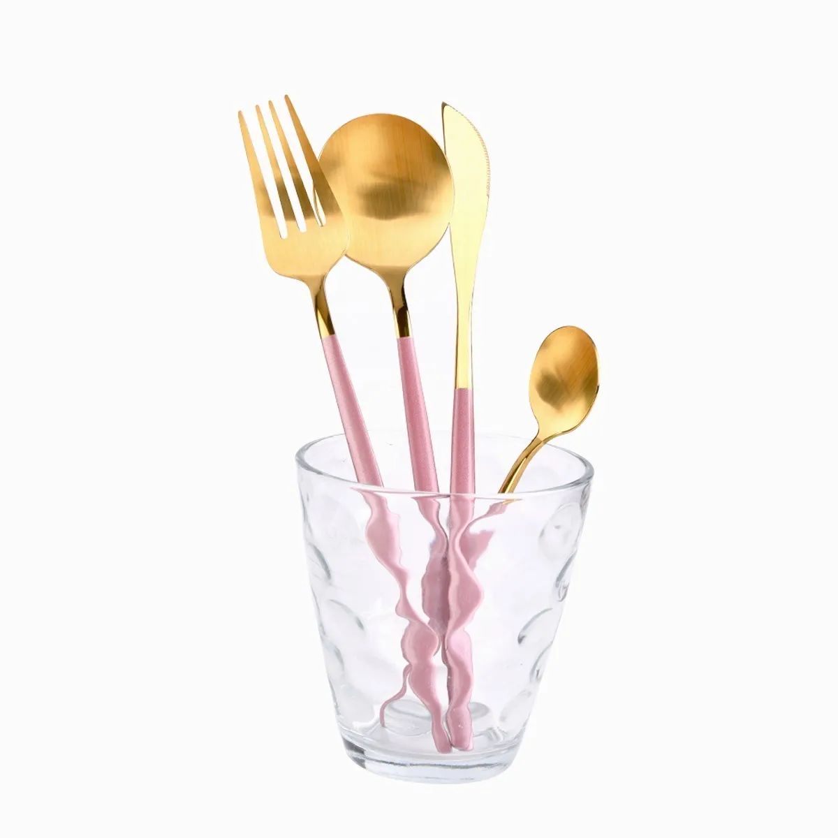 Juego De Cubiertos, Juego Kit Finos Acero Inoxidable, 24 Pzs