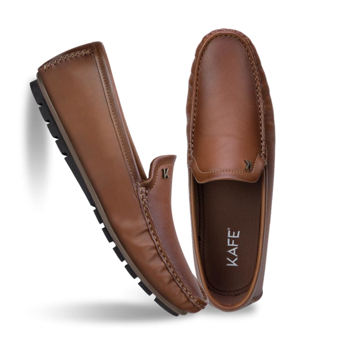 Calzado casual choclo marca Kafe color camel para hombre, mod. 1004819
