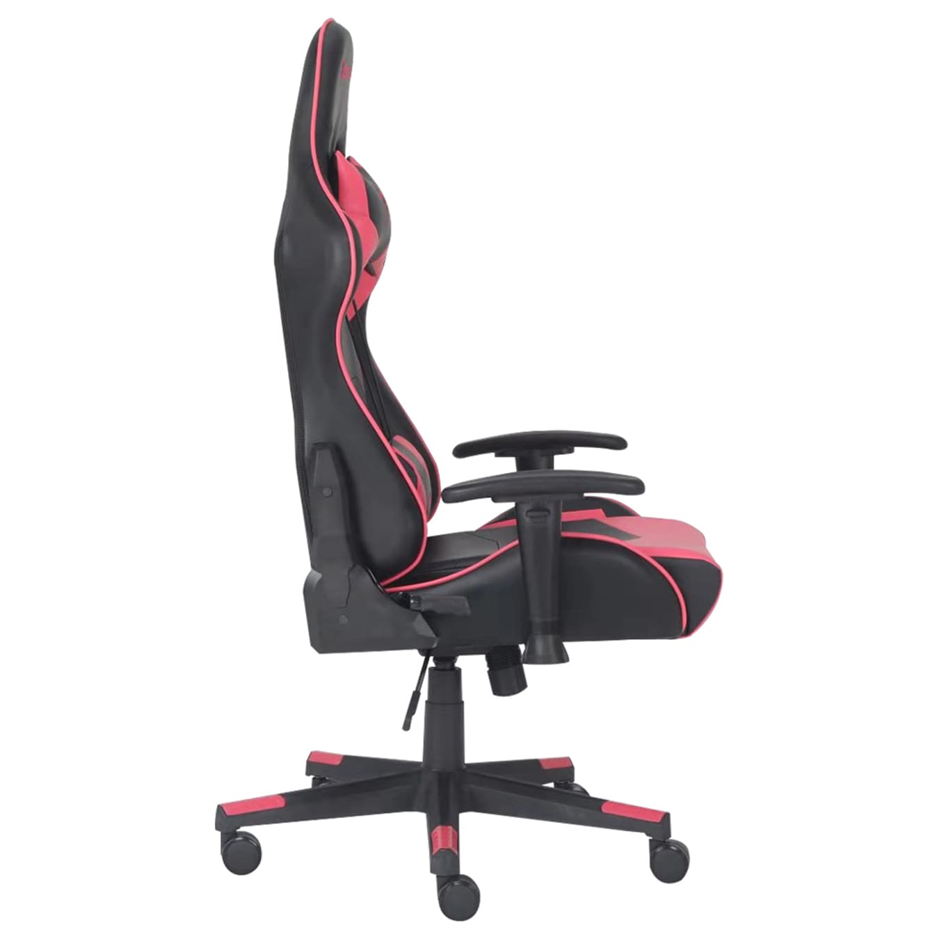 Silla Ocelot Gaming OGS-01, Negro con Rosa, de Vinipiel, Reclinable, Reposabrazos 2D, hasta 150 Kg.