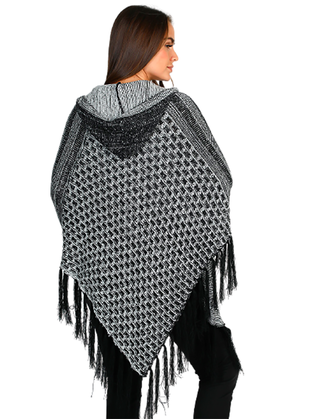 Capa Color Gris Con Capucha Mujer Foley´s