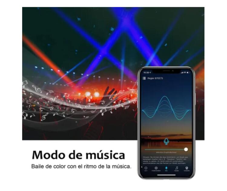 Tira De Luces Led Multicolor 2835 RGB 25 Metros Bluetooth + Control , Ip65