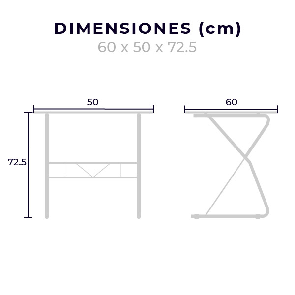 Escritorio de Cristal Home Office JM-1070A Mundo In