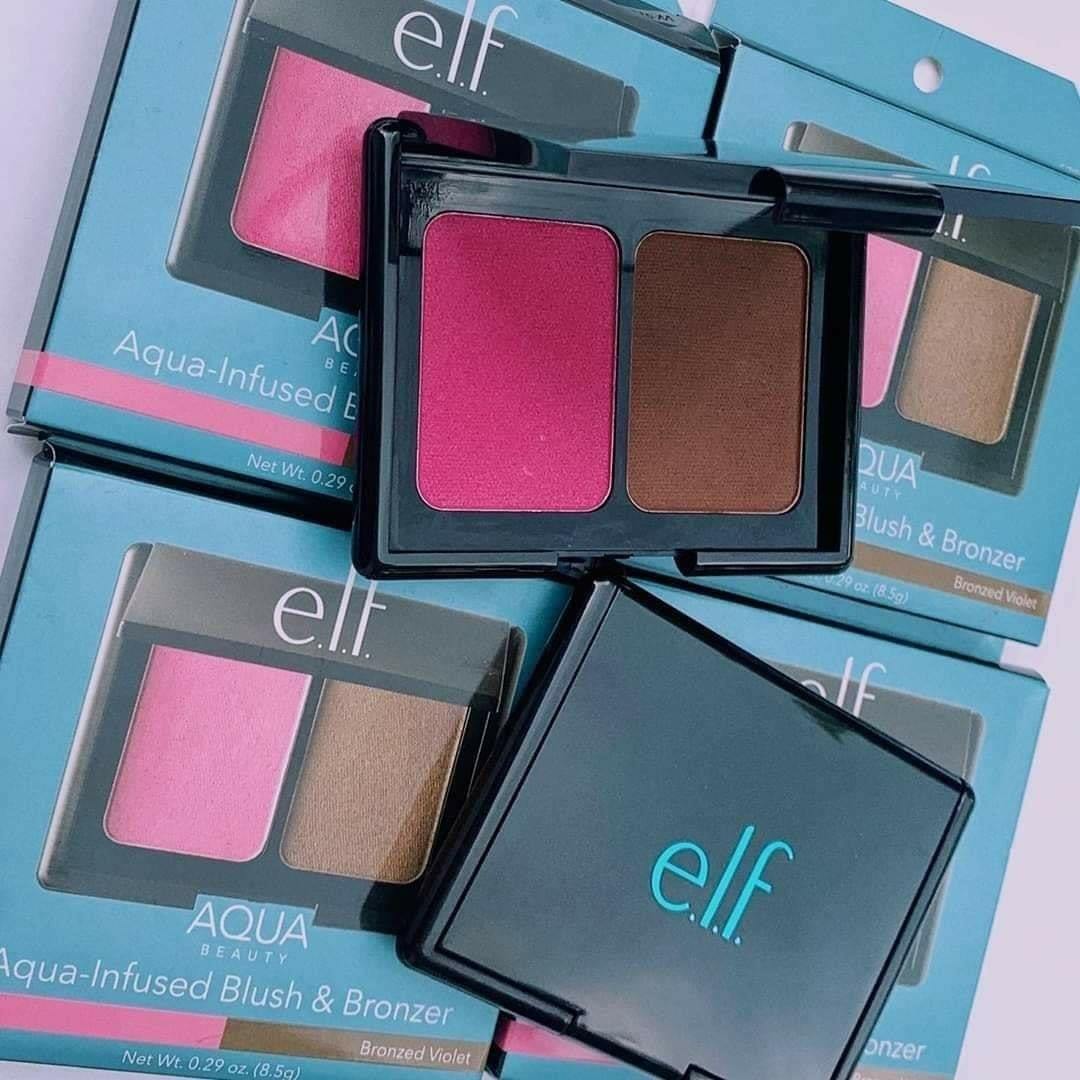 Paleta de Rubor y Bronceador Elf Original Aqua Infused