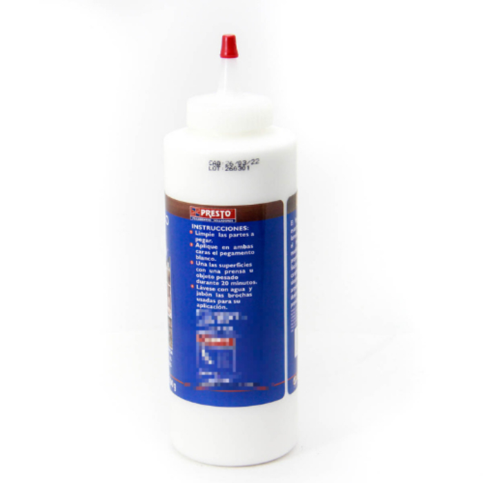 PEGAMENTO BLANCO PARA MADERA PRESTO CARPENTERS FRASCO 250 gr