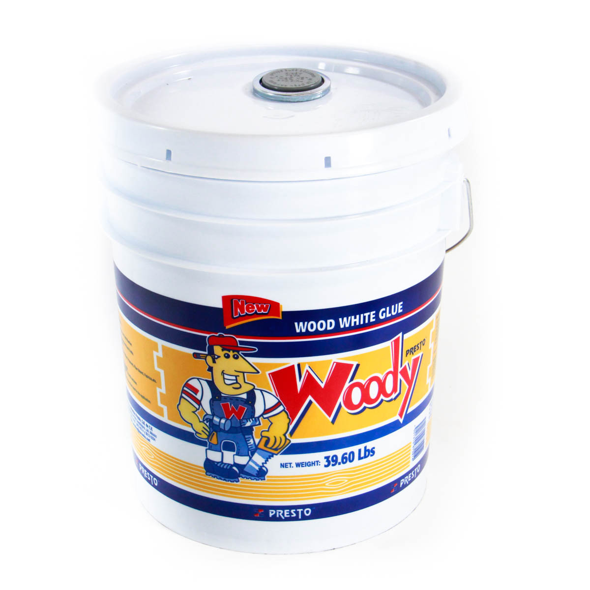 PEGAMENTO BLANCO PARA MADERA PRESTO WOODY CUBETA 18 KG