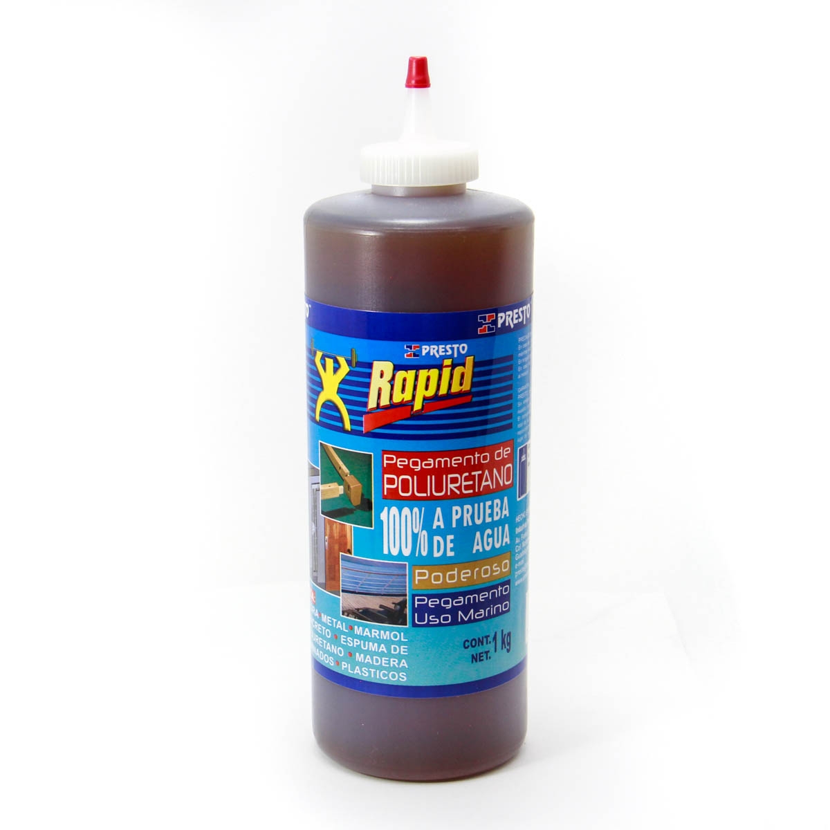 PEGAMENTO PARA MADERA USO MARINO PRESTO RAPID CUBETA 1 KG