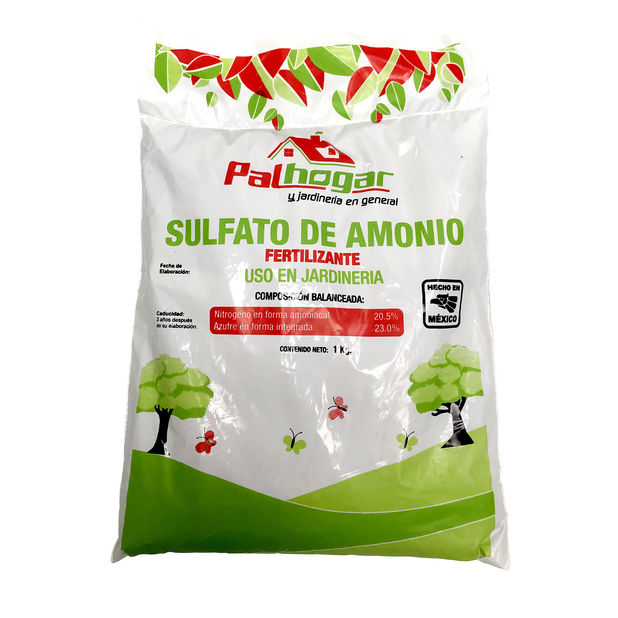 Fertilizante Sulfato De Amonio 1 Kg Para Pasto