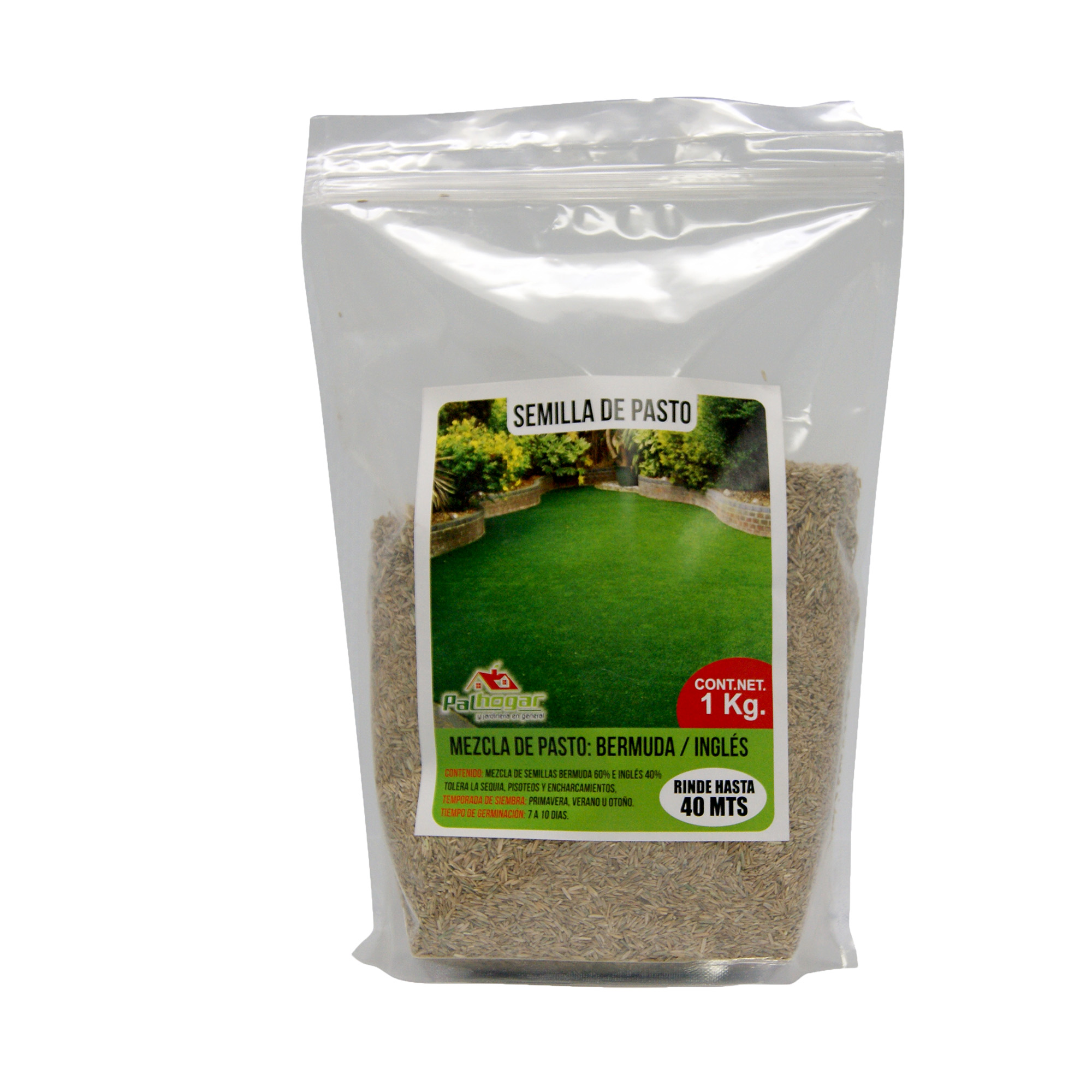 Semilla De Pasto Mezcla Bermuda/ingles 1 Kg