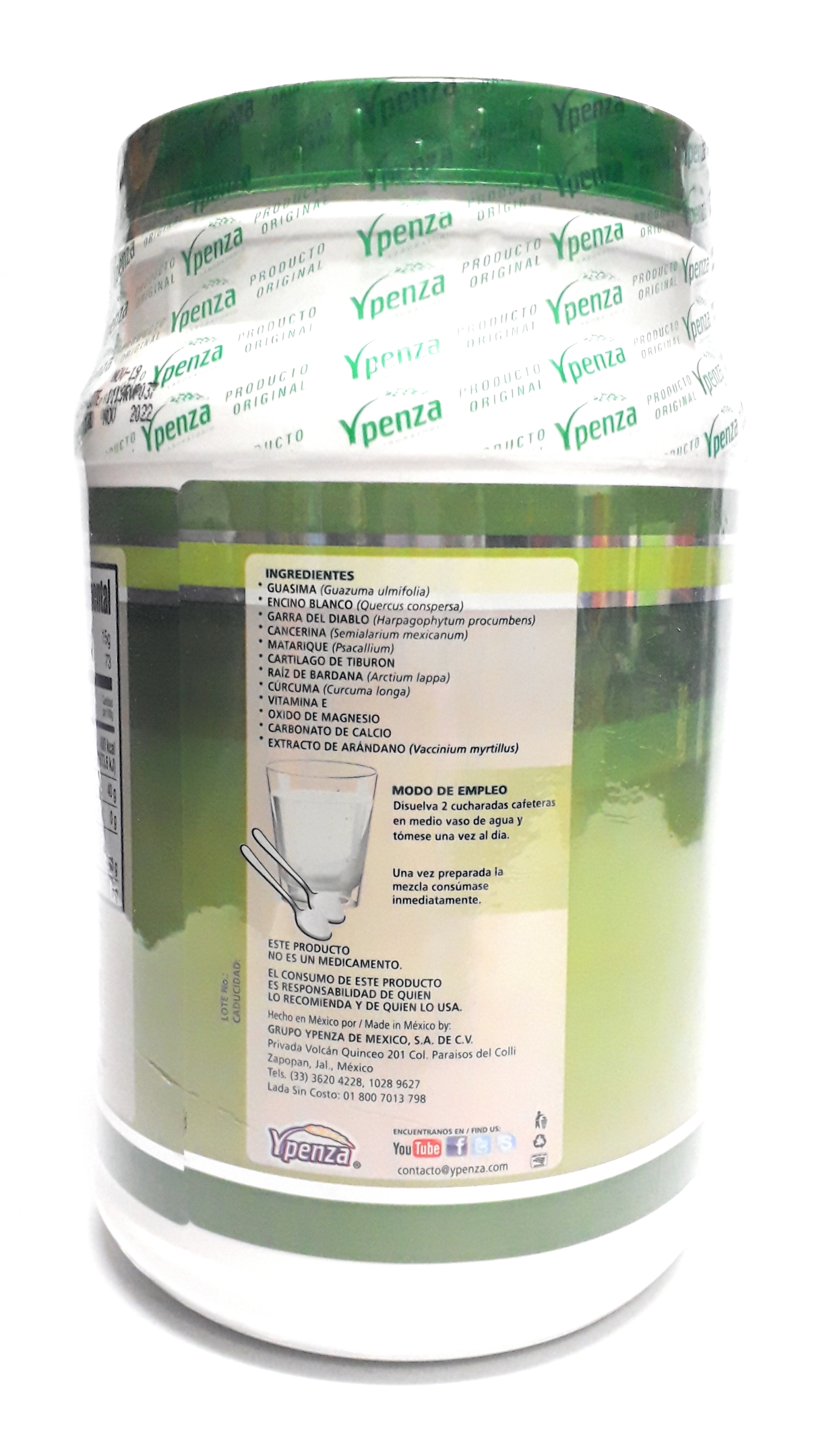Reumoflex Verde Ypenza 1.100 Kg Sabor Blueberry