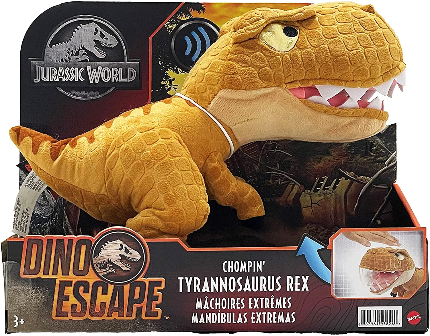 Jurassic World Peluche Trex Mandibulas Extremas Sonido