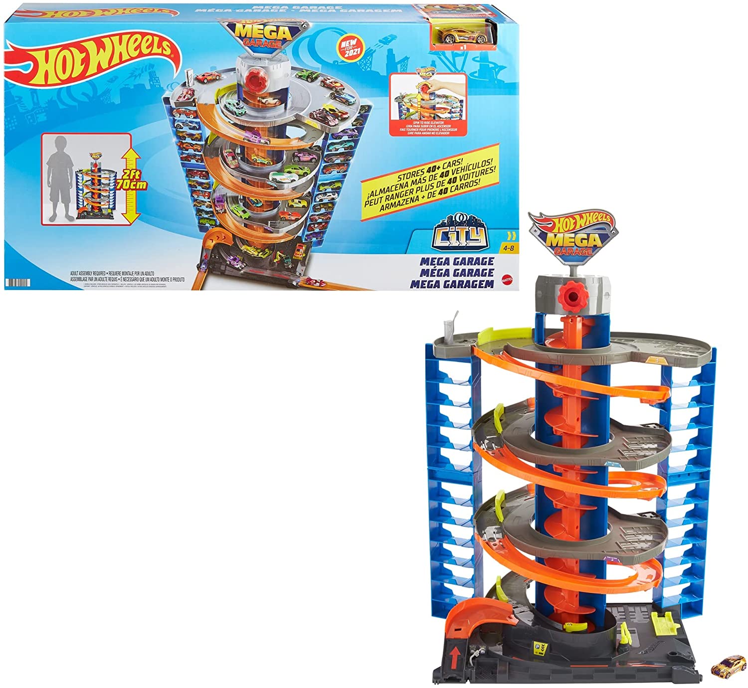 Hot Wheels City, Mega Garage Pista De Juguete
