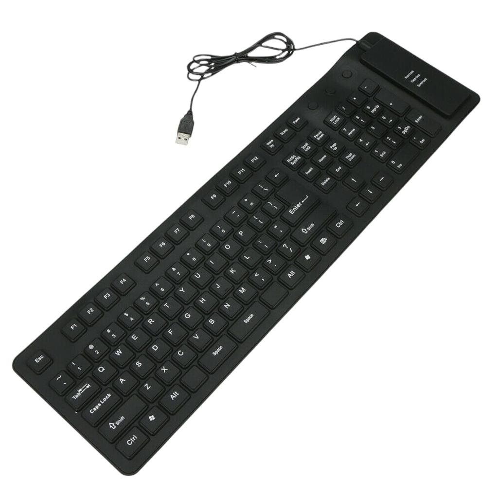 Teclado ergonómico alámbrico de 105 teclas con luces led rgb / stylos tech  – Joinet