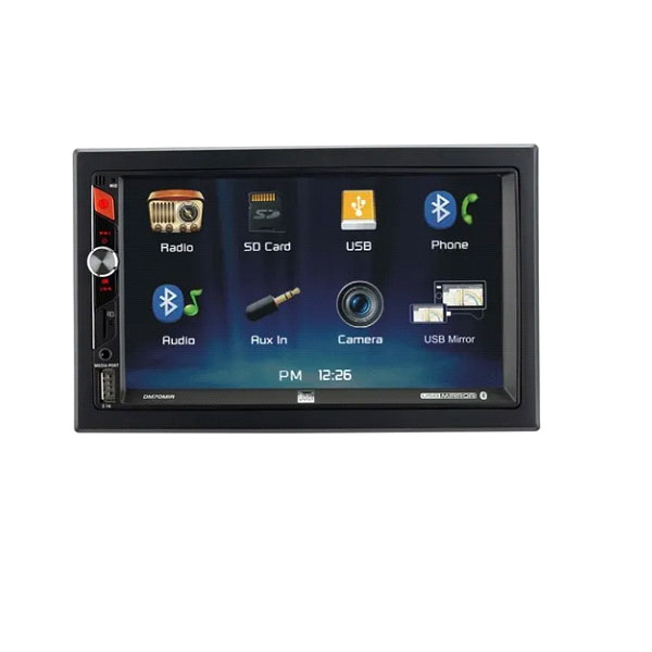 Auto Estereo De Pantalla Doble Dual Con Mirror Link Dm70mir