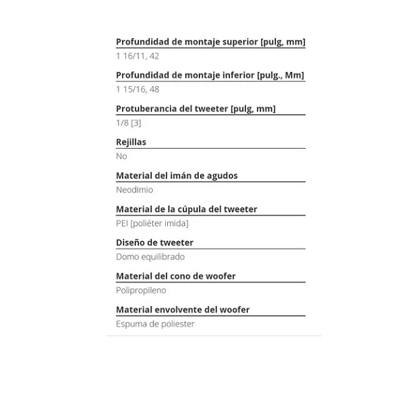 Bocinas Para Spark Kicker De Tablero De 3.5 2 Vias Csc3504