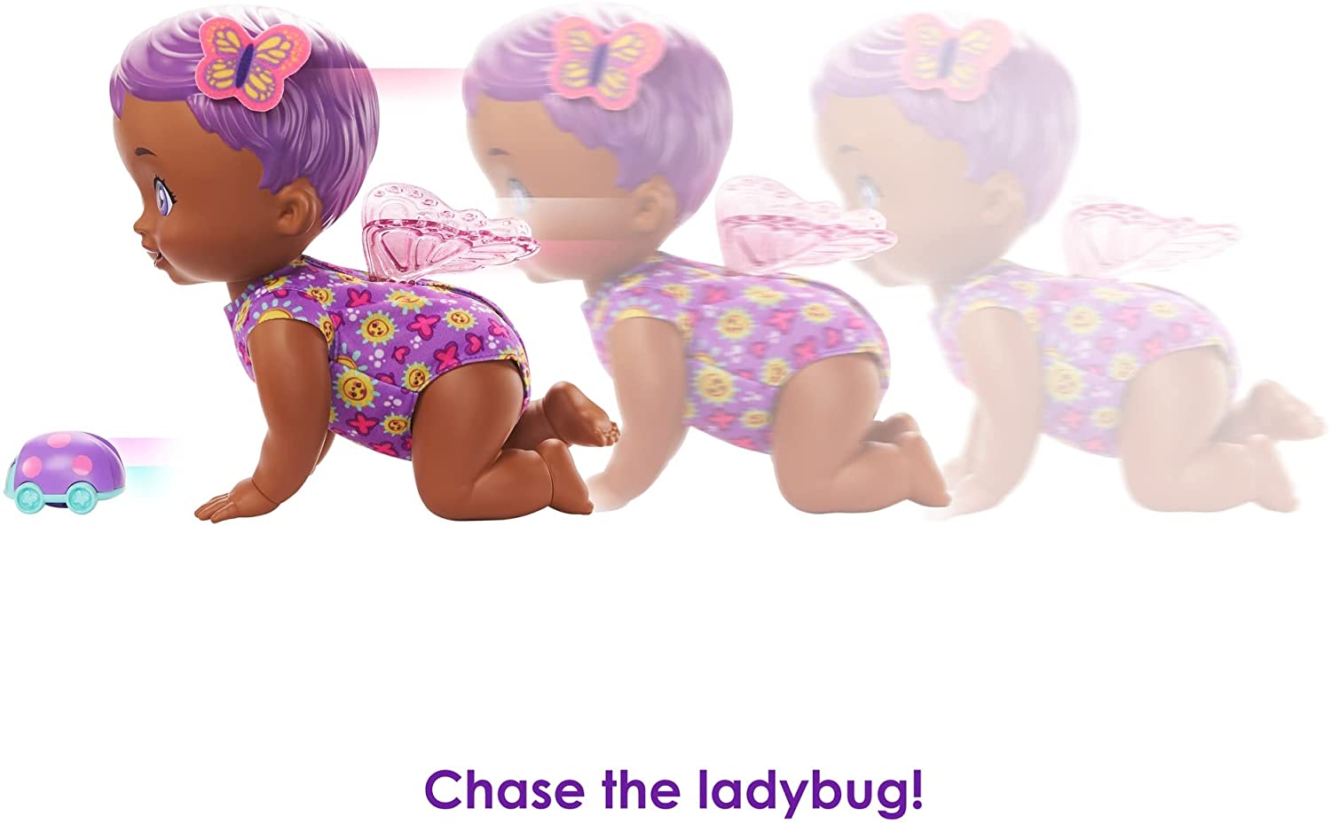 My Garden Baby Mariposa Gatea Conmigo Morada