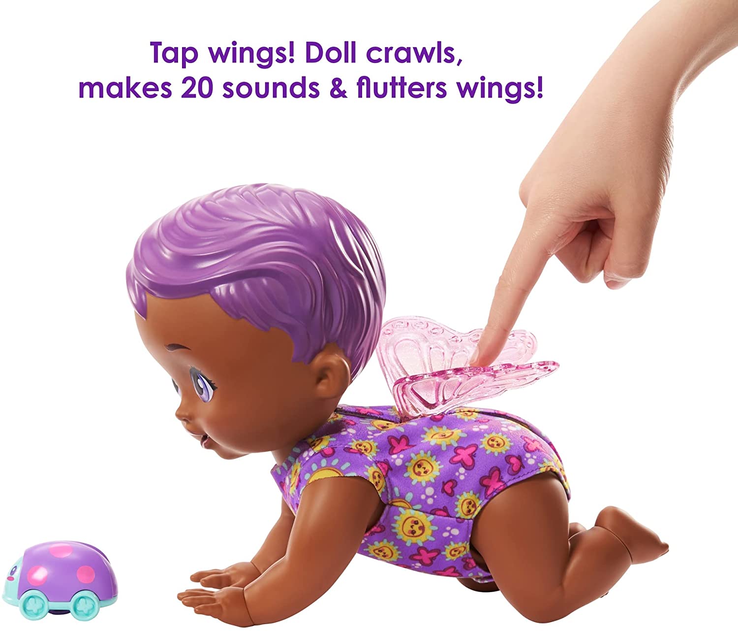 My Garden Baby Mariposa Gatea Conmigo Morada