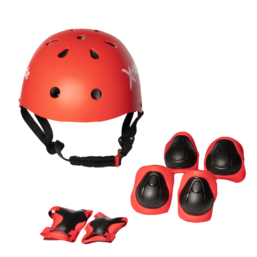 Kit Protección Infantil Casco Rodilleras Coderas Y Muñequeras