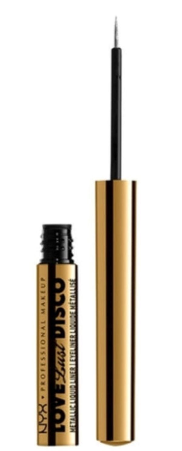 Delineador Líquido Metálico Ojos Love Lust Disco Nyx Waterproof Metal Motion.