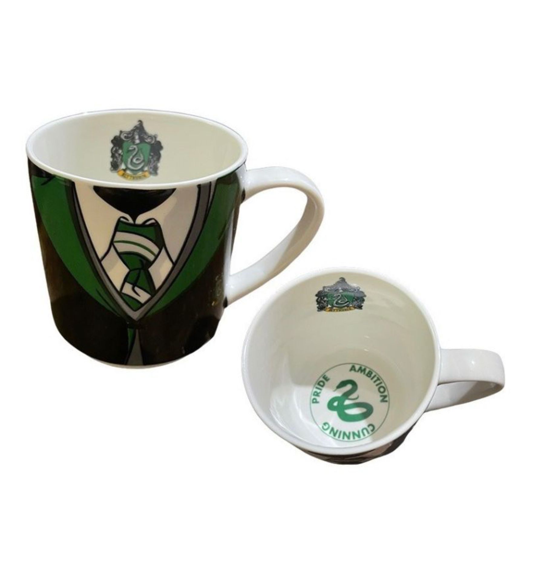 Set Harry Potter 4 Tarros Apilables 4 casas de Hogwarts Uniforme 330 ml Tazas Ceramica Gryffindor, Slytherin, Ravenclaw, Hufflepuff